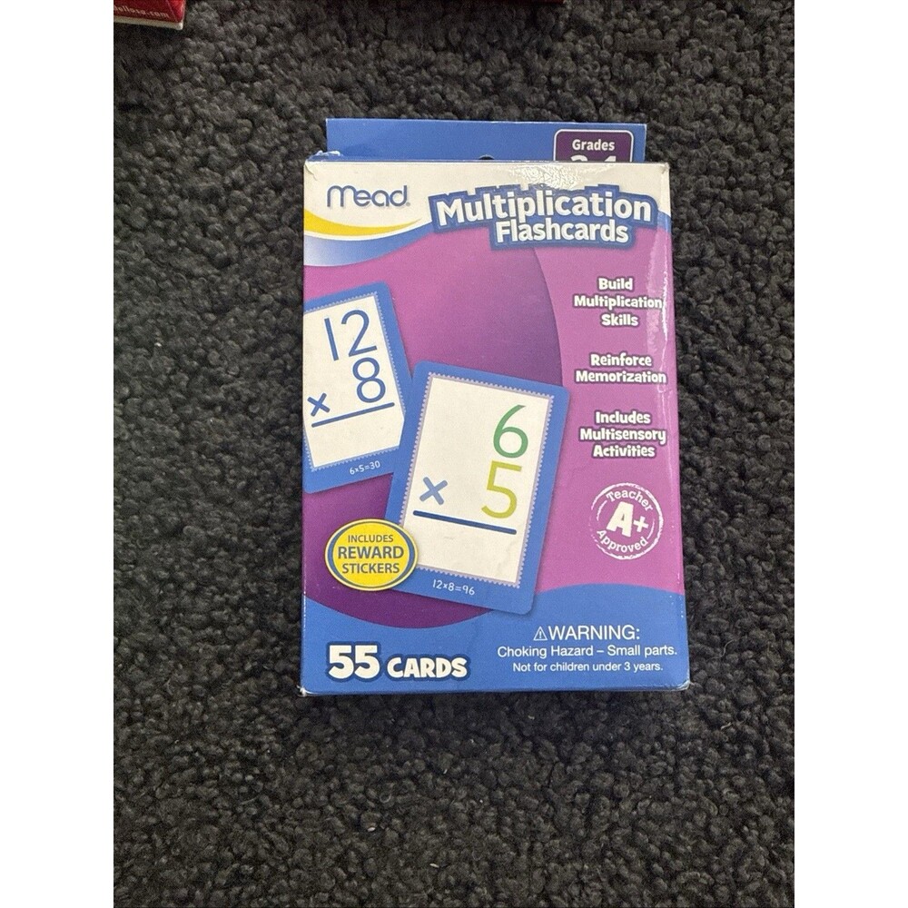 Mead Multiplication Flash Cards